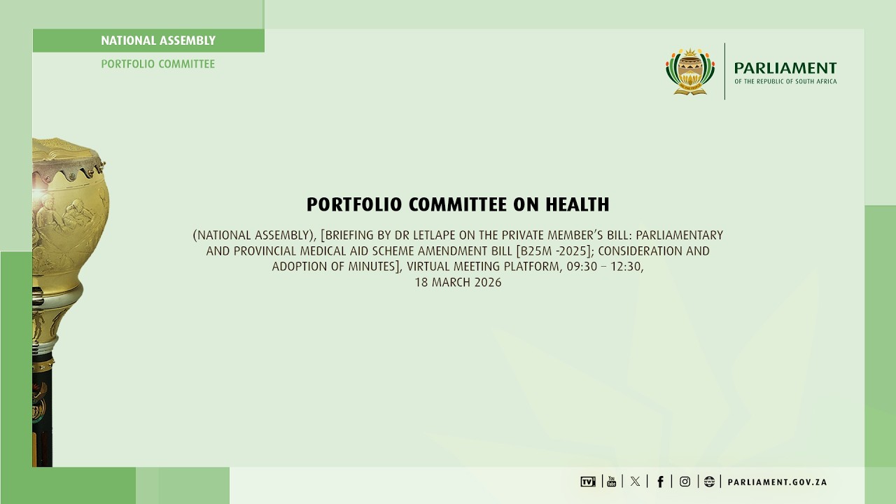 Portfolio Committee on Health, 18 March 2026