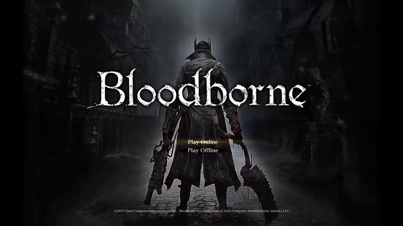 playing Bloodborne (first souls game)