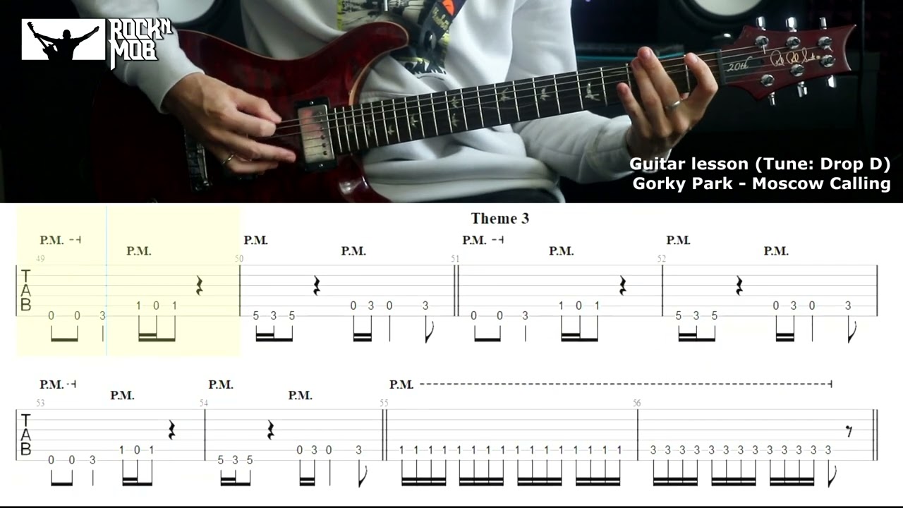 Gorky Park &mdash; Moscow Calling. Guitar Tutorial