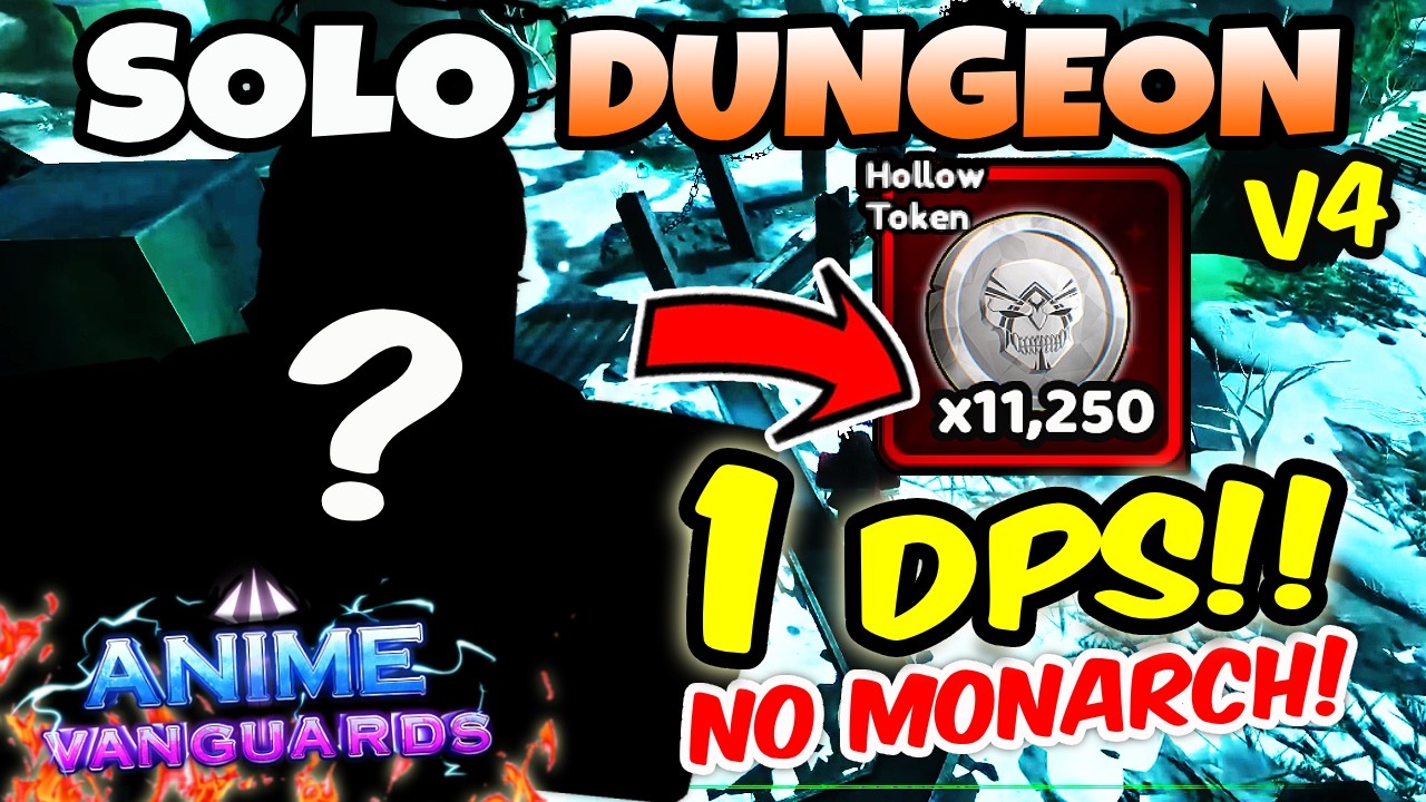 1 DPS WITHOUT MONARCH & DIVINITY! SOLO Underworld Dungeon in Anime Vanguards!