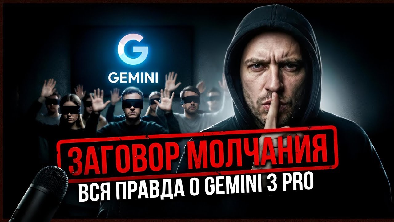 Gemini 3 Pro &mdash; ПРОВАЛ ГОДА Тест о котором молчат блогеры