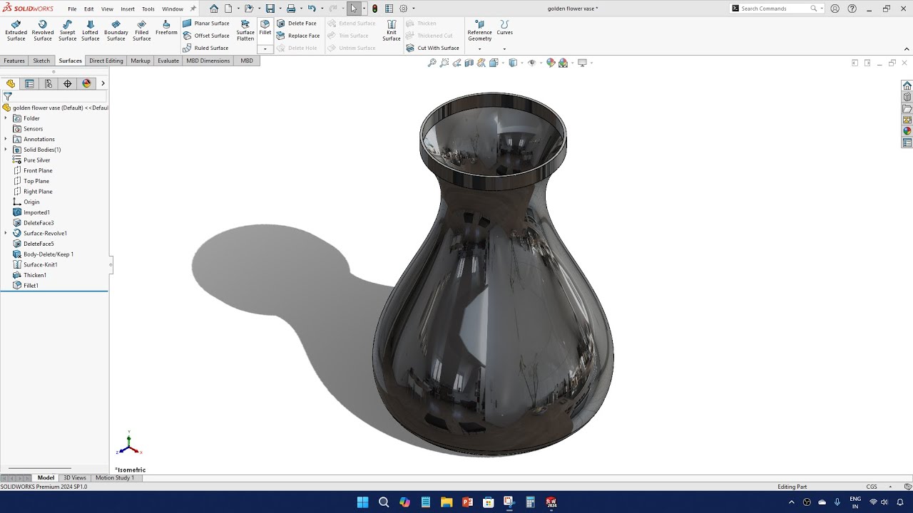 SOLIDWORKS 2024 | HOW TO TURN ON REAL VIEW GRAPHICS