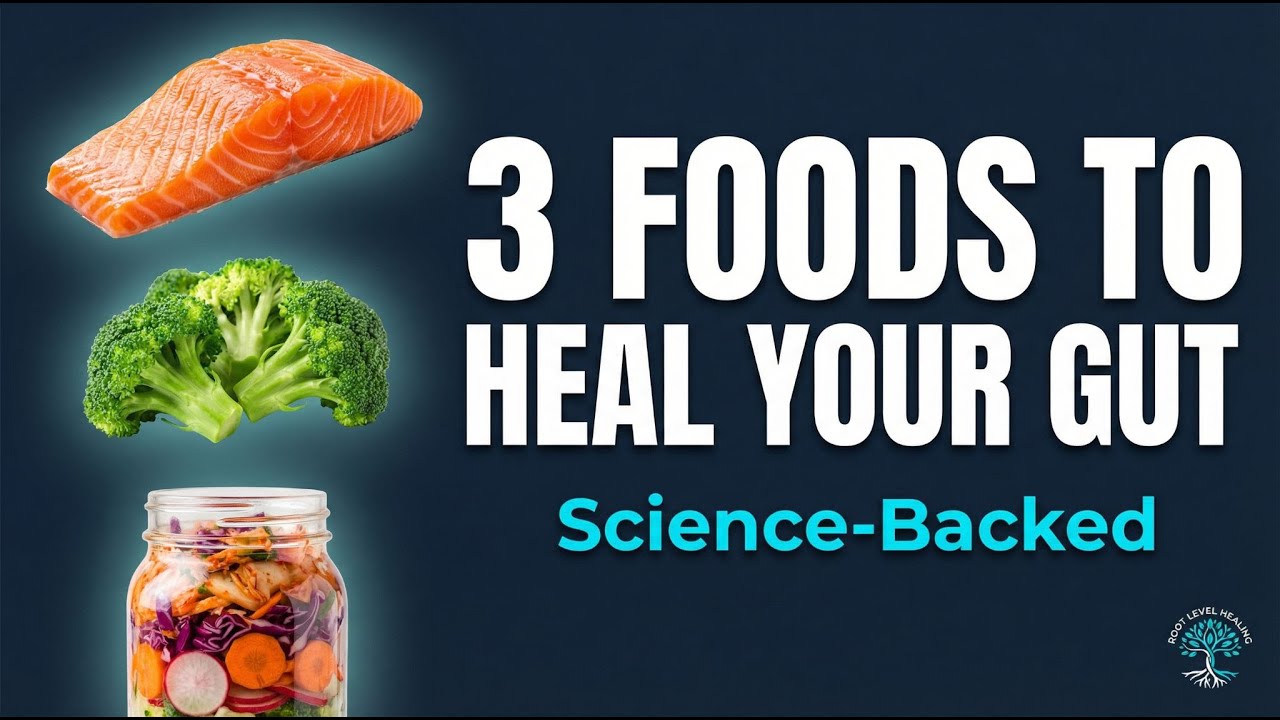 3 Powerful Foods to Heal Your Gut (Science-Backed)