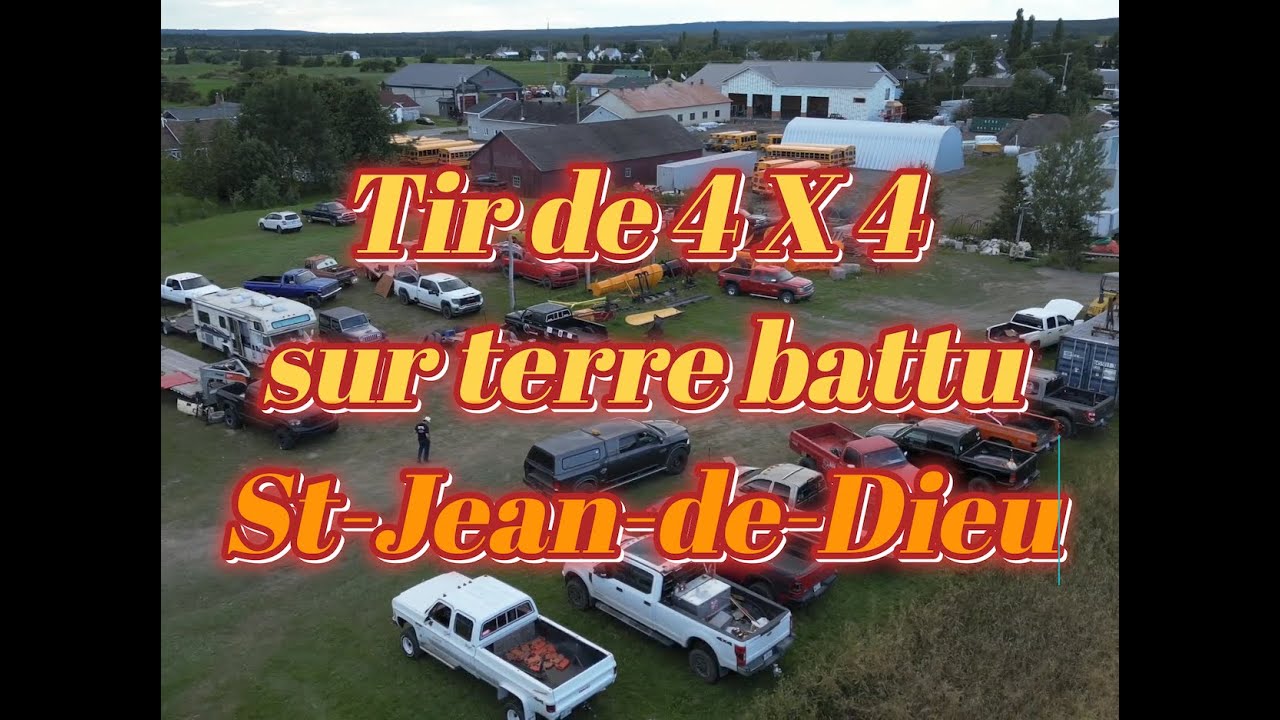 TIR DE 4 X 4 SUR ST-JEAN-DE-DIEU , 26 AOÛT 2023