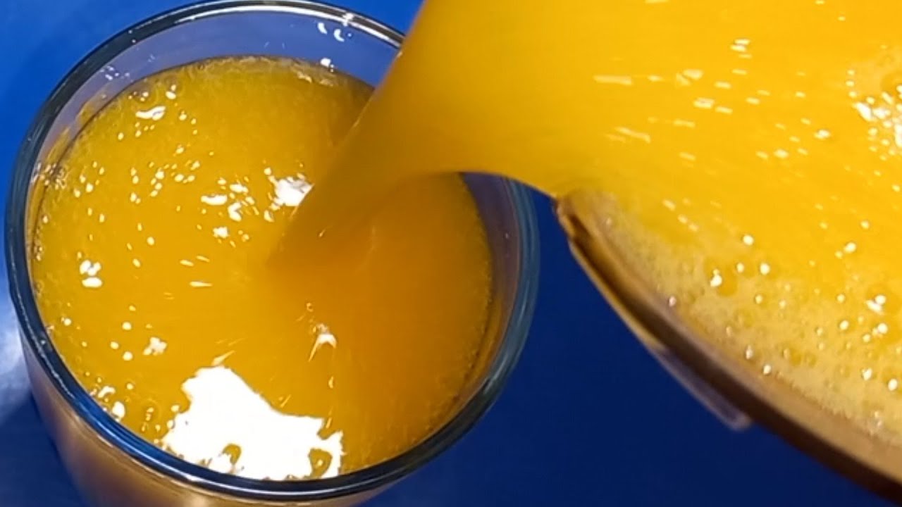 مكون من بيتك هتضفيه على حبة مانجا واحدة ولا لون يغير ولا طعم يمرر# عصير المانجا لاشهر المحلات