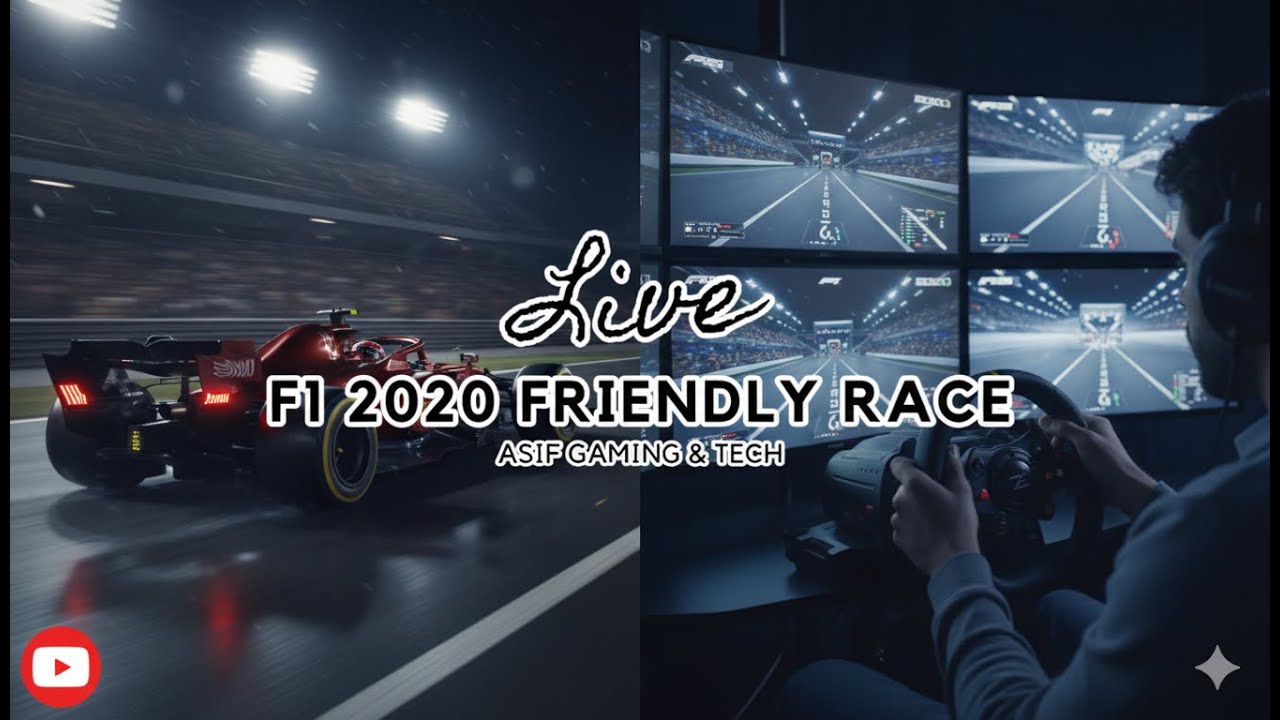 PLAYING F1 2020 #LIVE FRIENDLY RACES