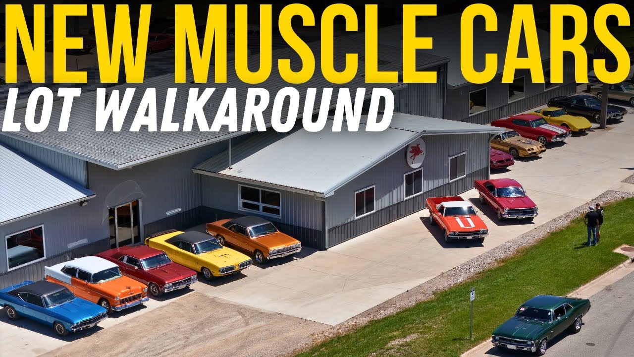 NEW MUSCLE CARS at Coyote Classics: LOT WALK AROUND