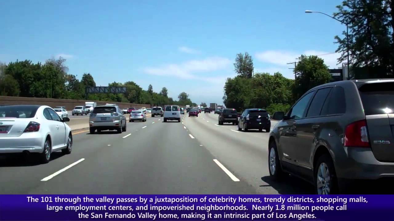 US 101 South (CA), San Fernando Valley in Los Angeles, California