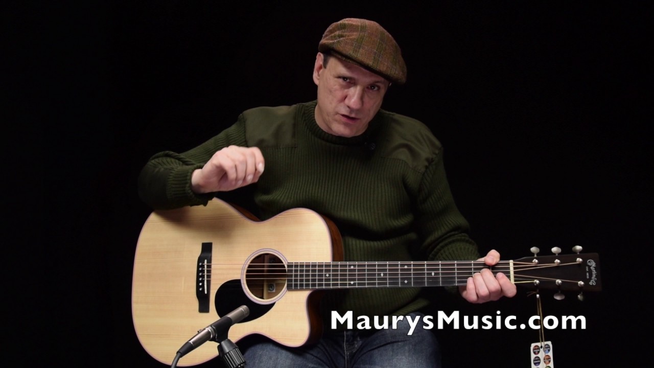 The Martin OMC-16E at Maury's Music