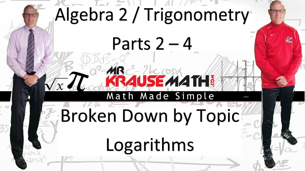 NYS Algebra 2 Trigonometry Regents Questions -   Logarithms