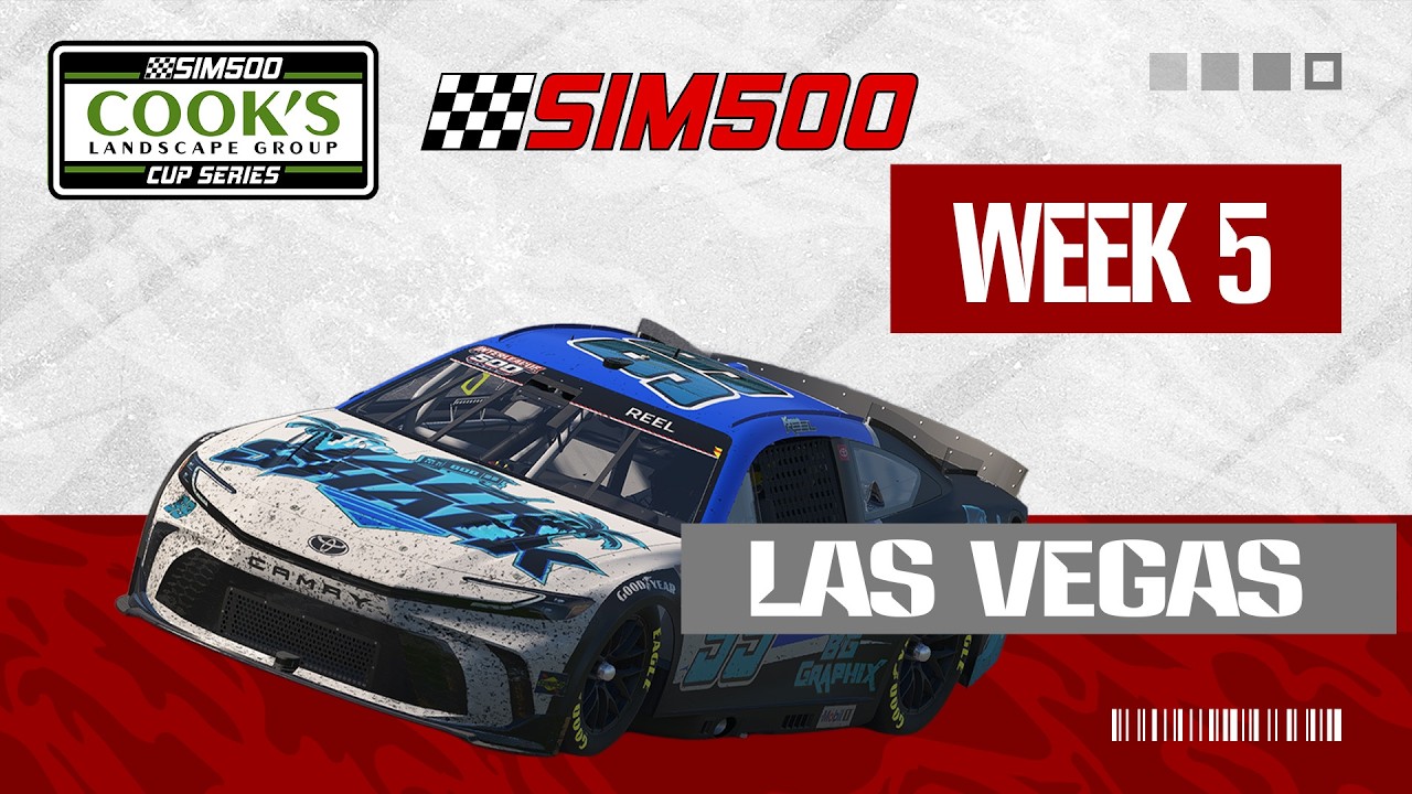 LAS VEGAS | COOK'S LANDSCAPING CUP SERIES – RACE #5 | POWERED BY SIM500  #iracing #gaming