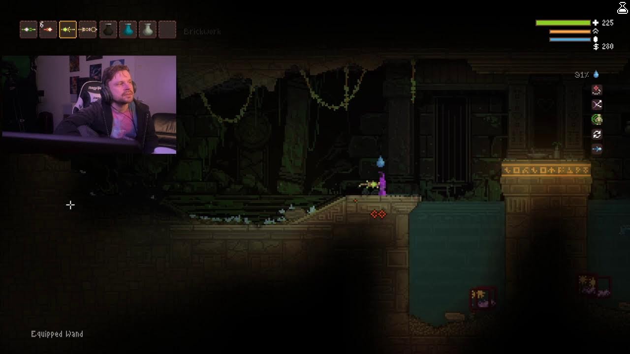 Ich suche den Zauber, der das Kontingent erschüttert - Noita