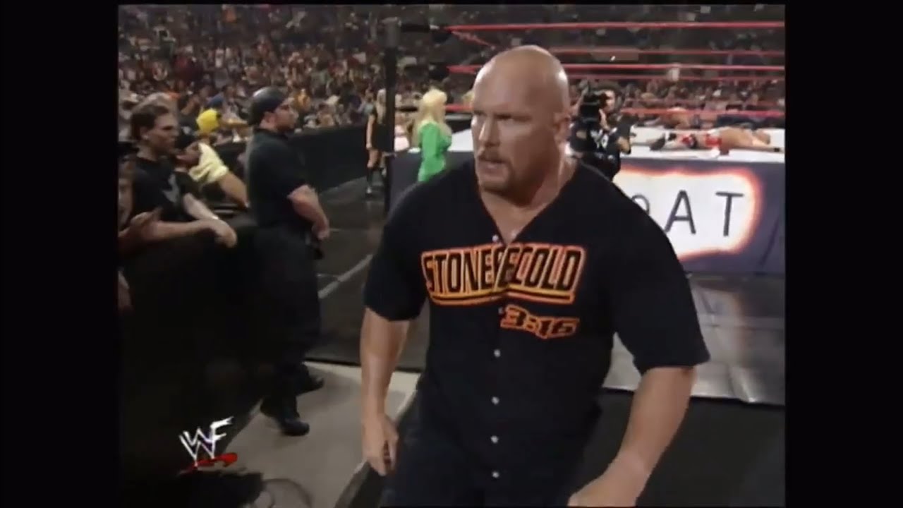 Stone Cold Steve Austin Goes On A Sunday Night Heat Rampage 6/6/99