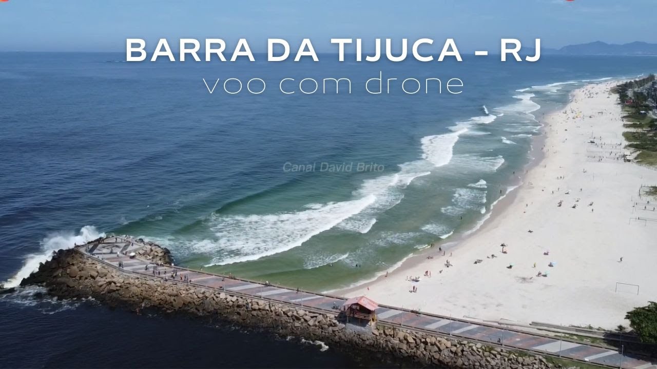 Barra da Tijuca (Barrinha) vista de cima - Imagens aéreas com Drone [Rio de Janeiro]