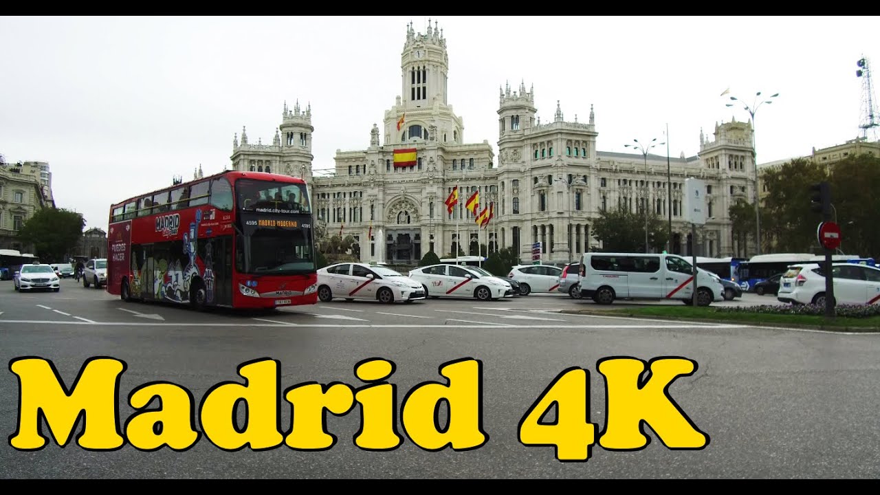 Walk around Madrid Spain. [4K] Retiro - Gran Via - Plaza de España.