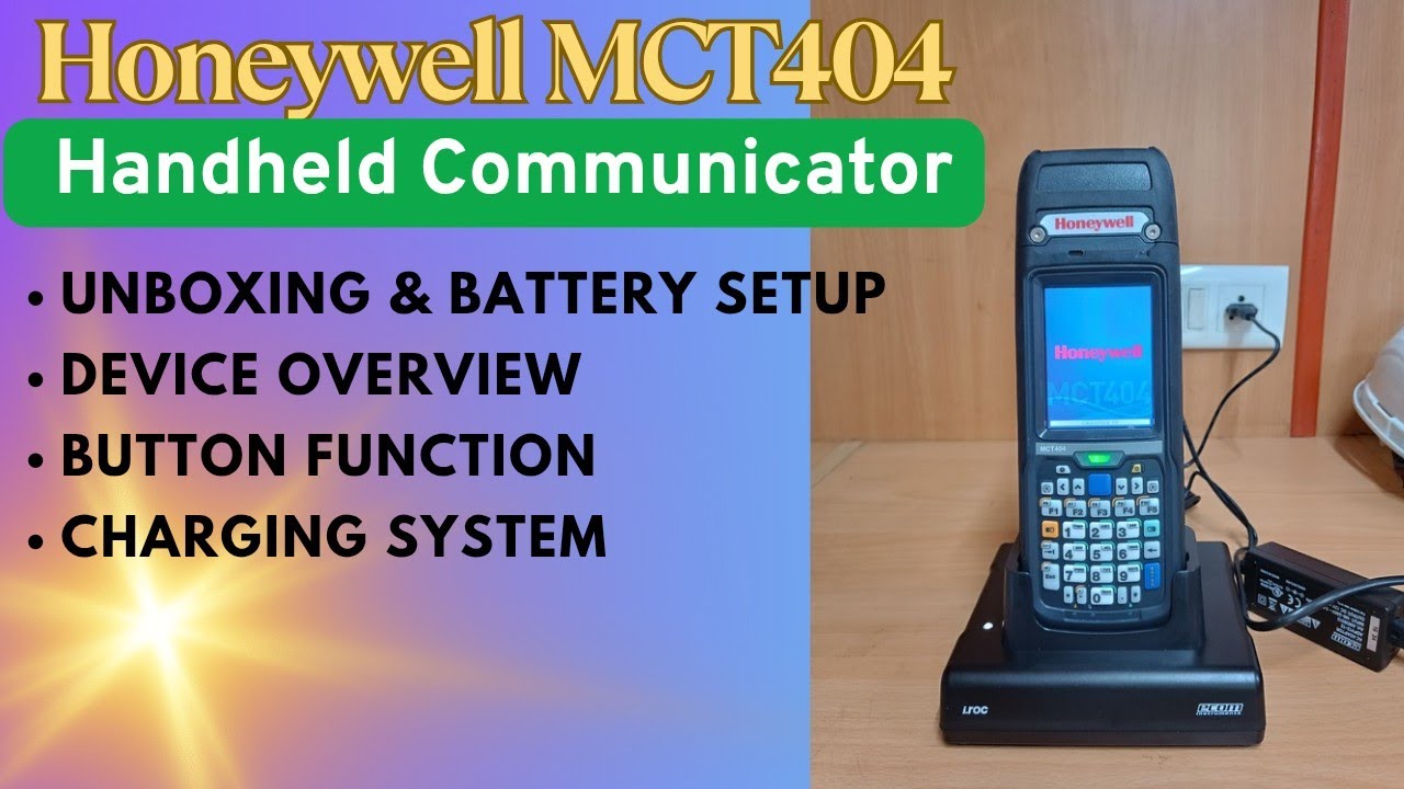 Honeywell MCT404 Overview & settings #mct404 #hart #handheldcommunicator #instrumentation #video