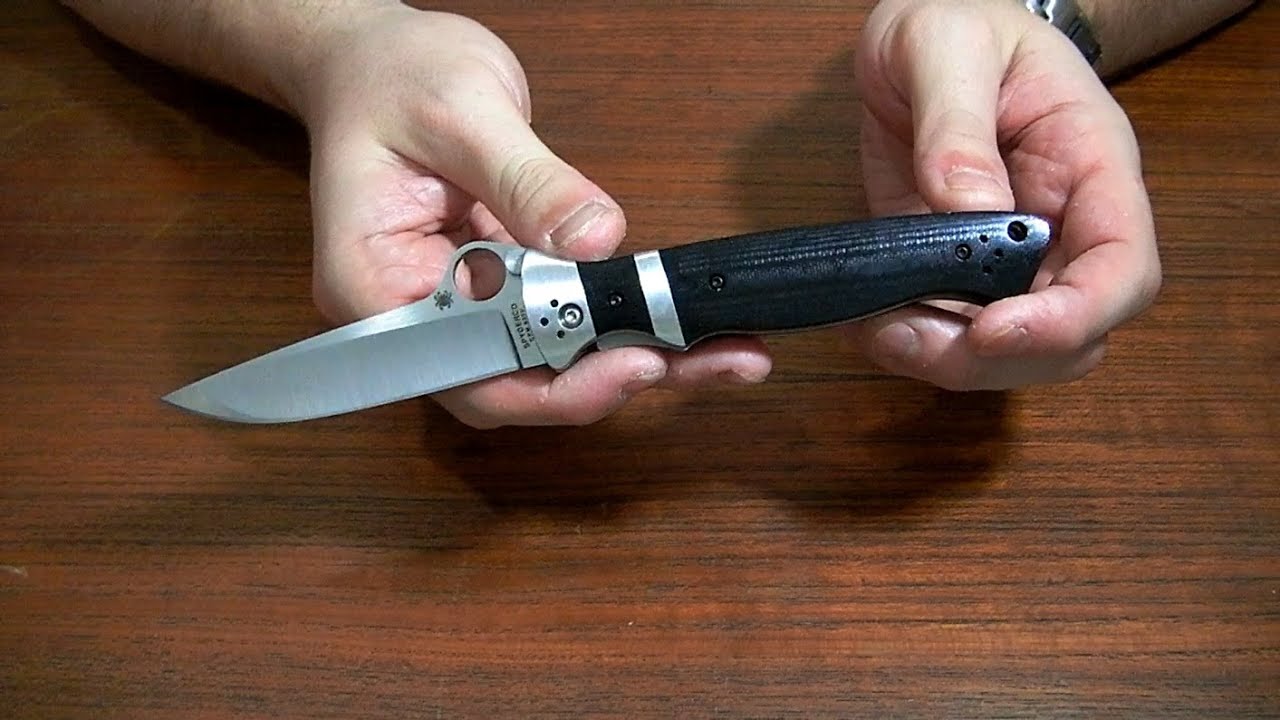 Мысли о ноже: Spyderco Vallotton Sub-Hilt Folder