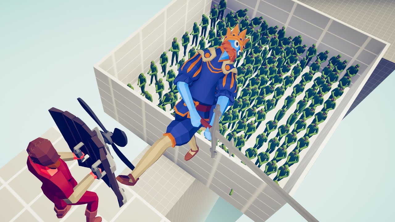 FAN SHIELD + ZOMBIE PIT. WHO CAN SURVIVE? - TABS Totally Accurate Battle Simulator