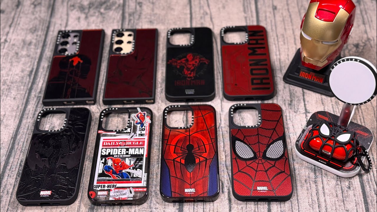 Чехлы для iPhone 15 Pro Max и Samsung Galaxy S24 Ultra с Железным человеком/Человеком-пауком