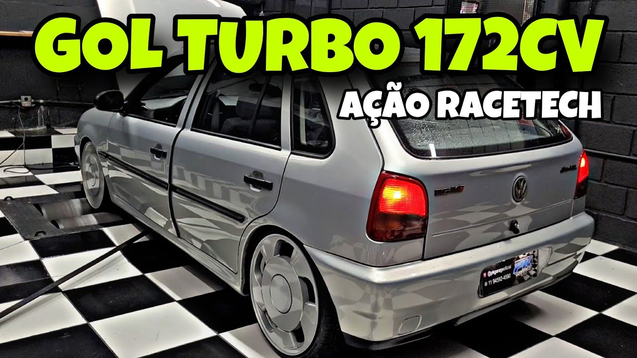 Gol 1.6  turbo 172 CV com Kit padaria da Racetech - @FuelTechOficial