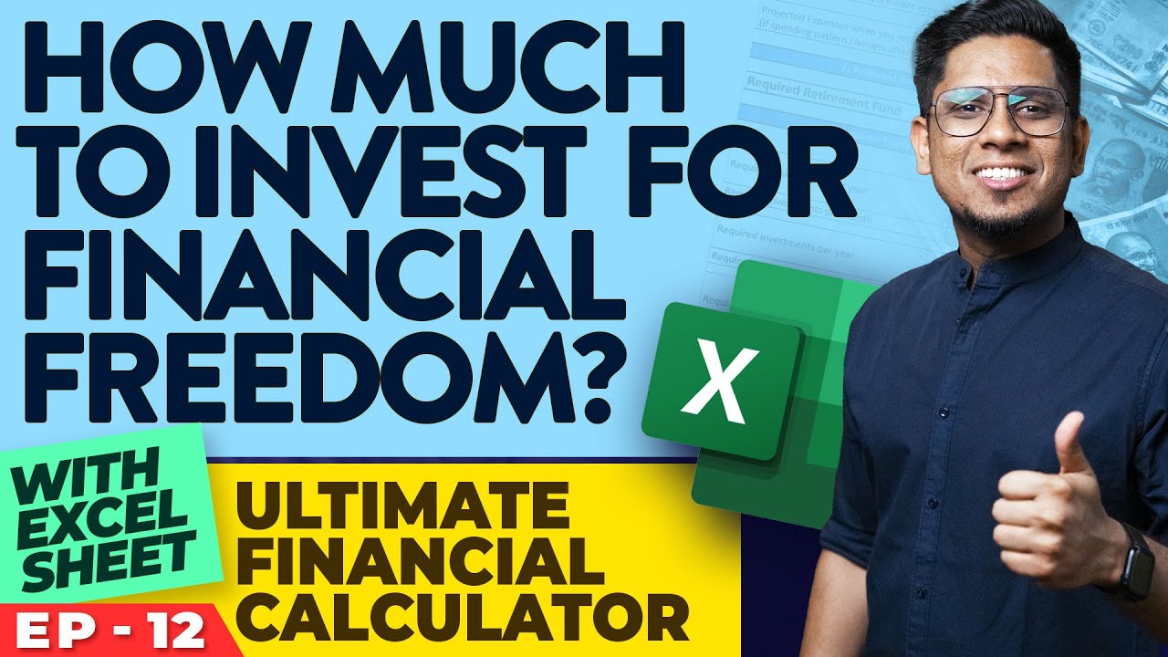 How Much Money to Invest Every Month to Retire RICH? Ultimate Financial Planner Excel E12