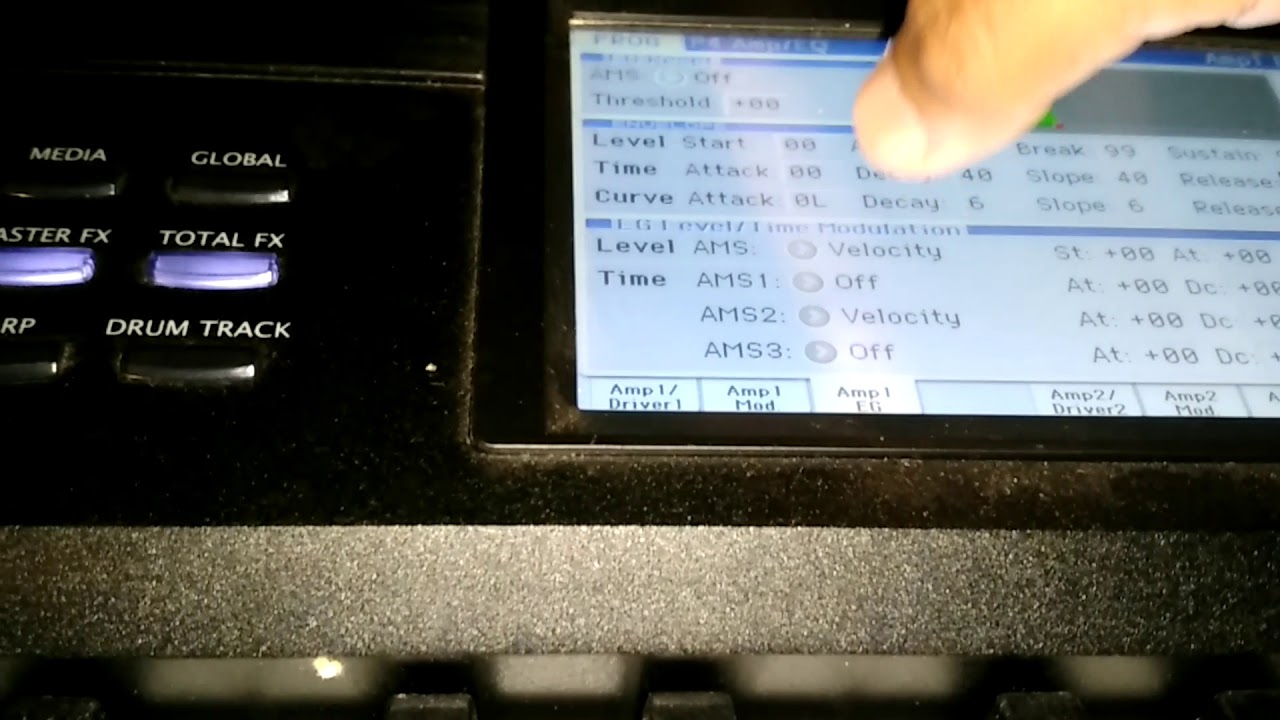 Como editar el piano del crumar en un korg krome