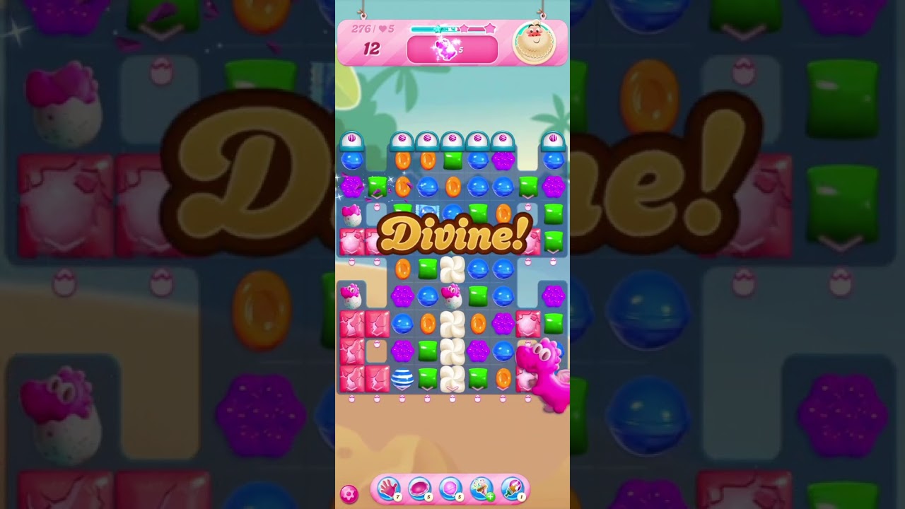 Kid game. Candy crush saga level 271~280