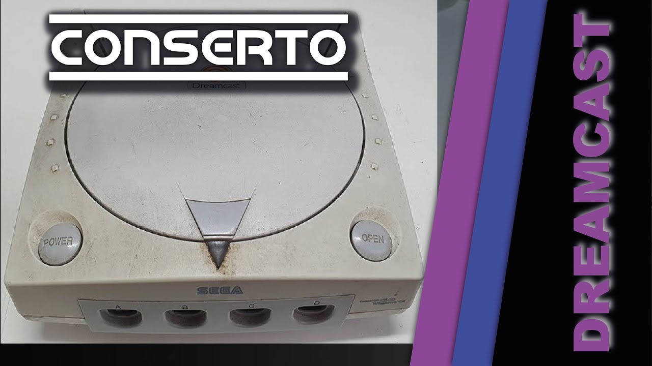 Manutenção do Dreamcast - Não Lê Disco e Troca da Bateria