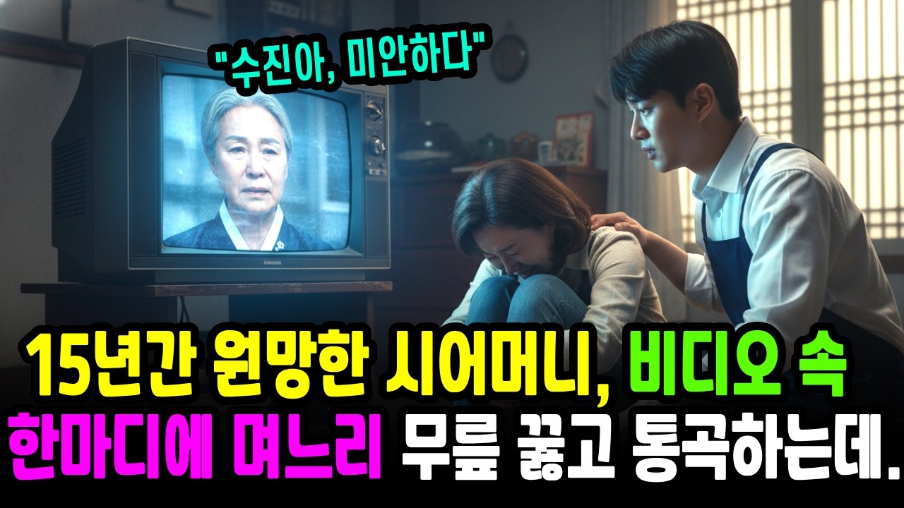 15년간 원망한 시어머니, 비디오 속 한마디에 며느리 무릎 꿇고 통곡하는데...l 감동사연 l 인생사연 l 사연채널 l 시니어사연 l