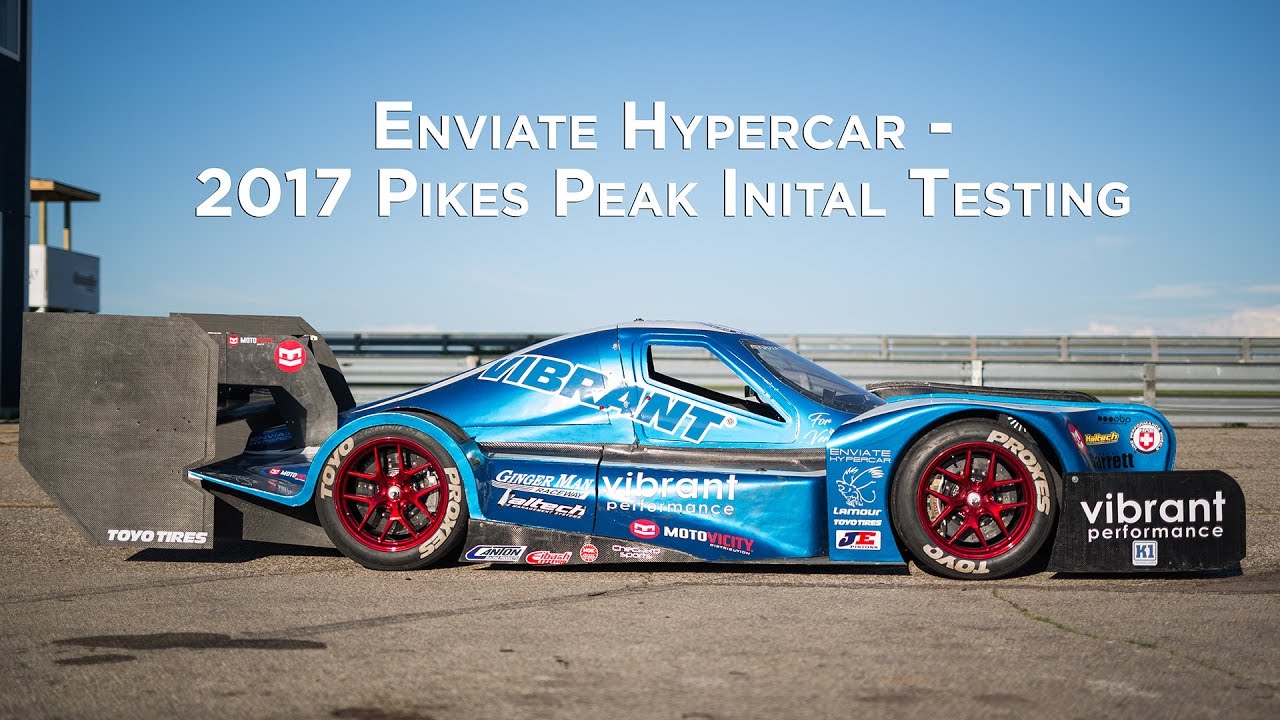 Enviate Hypercar 2017 Initial shakedown at Gingerman Raceway