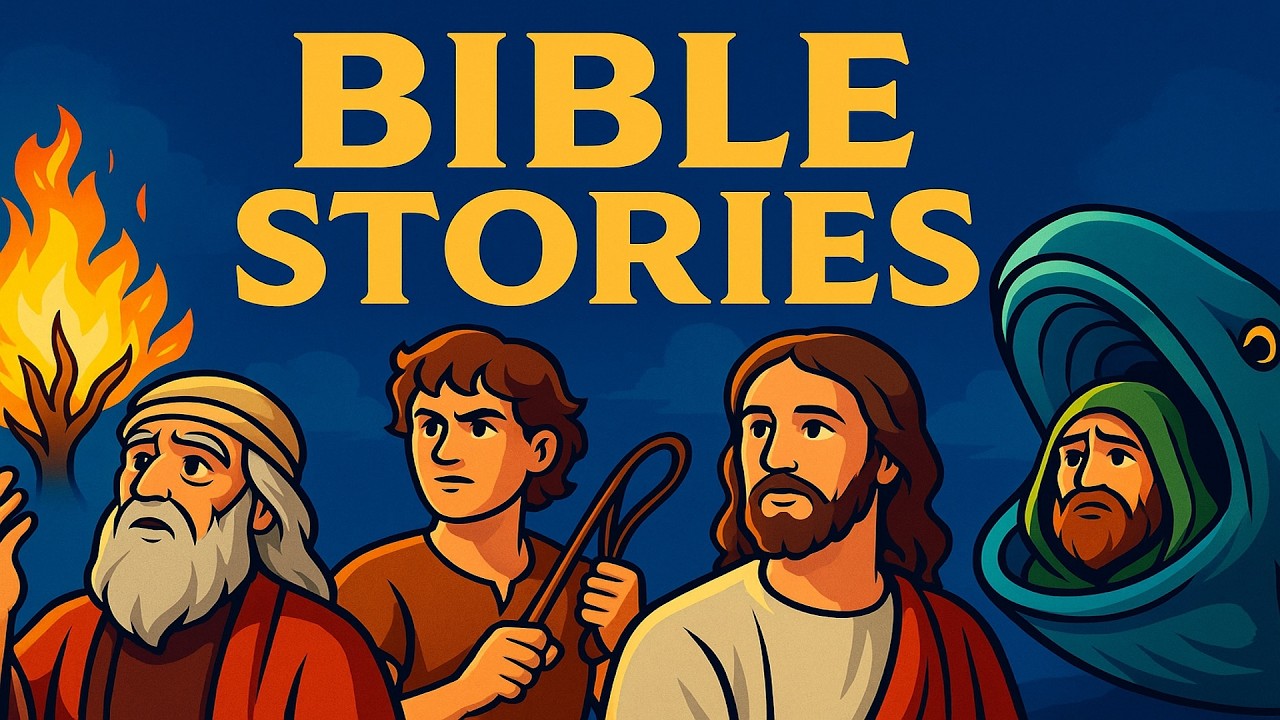 Fall Asleep to Bible Stories for the Most PEACFUL Nights Sleep Ever | Black Screen