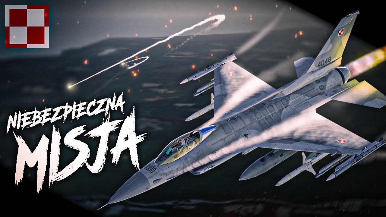 Polski F-16 Tańczący z POCISKAMI w Symulatorze Falcon BMS
