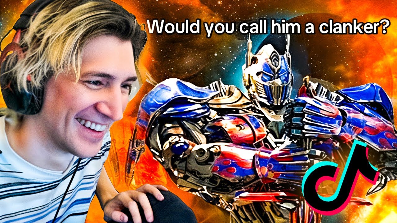 xQc реагирует на подборку Clanker и AI TikToks