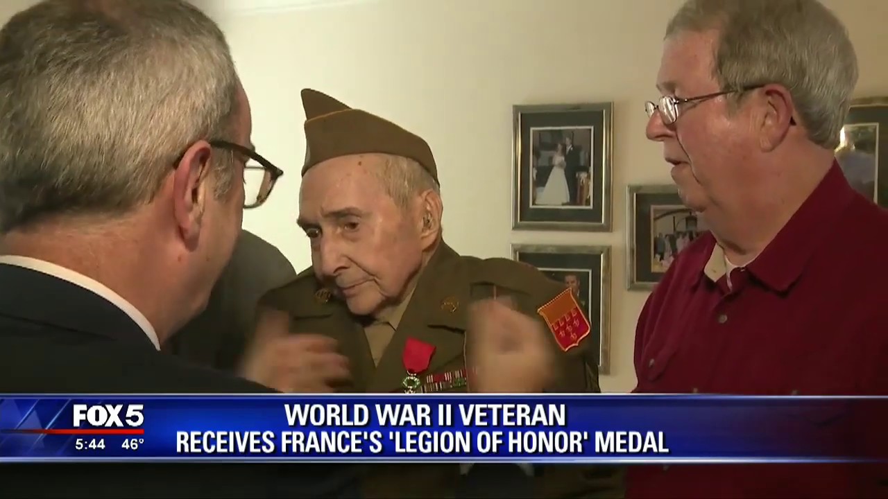 WWII veteran receives France’s 'Legion of Honor' medal