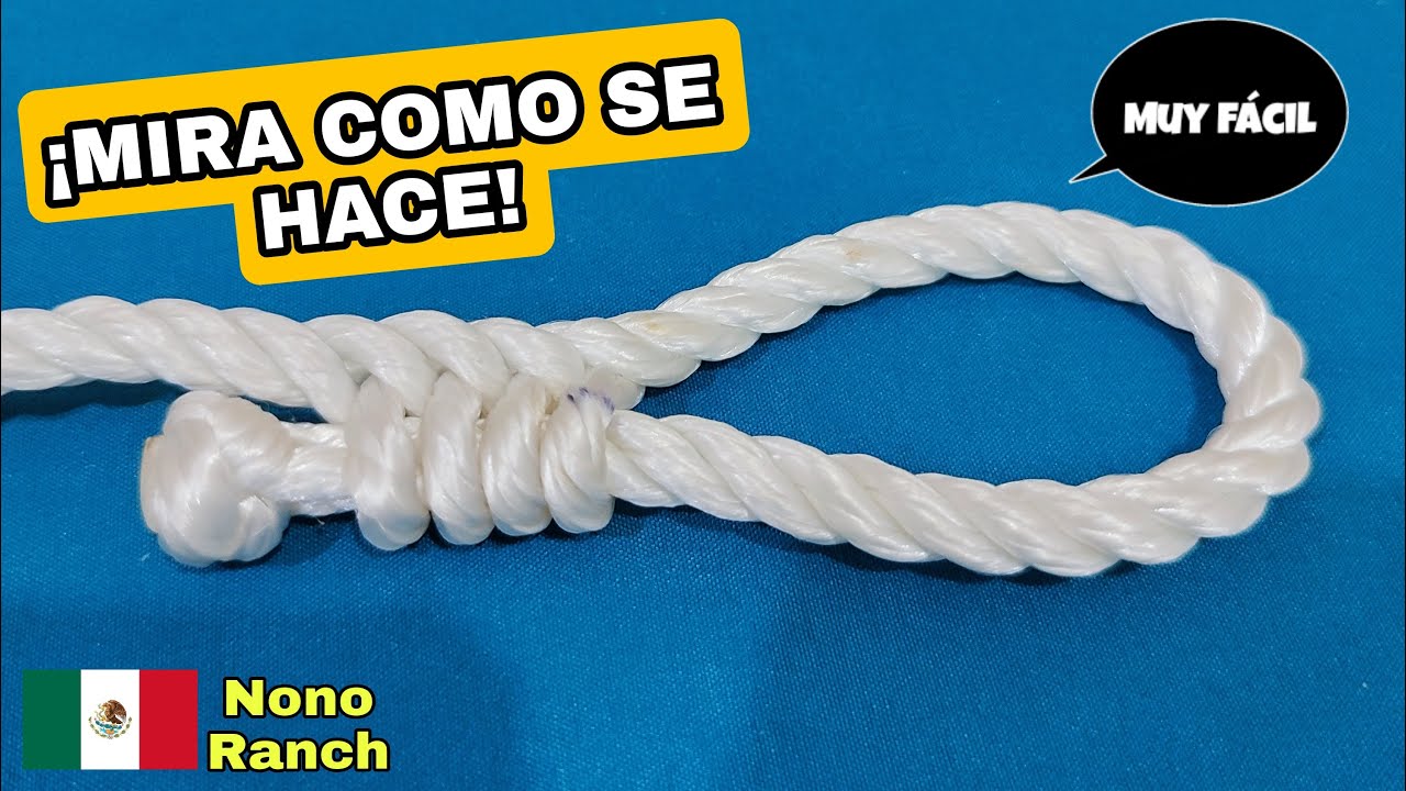 COMO HACER UNA HONDILLA PARA UNA SOGA