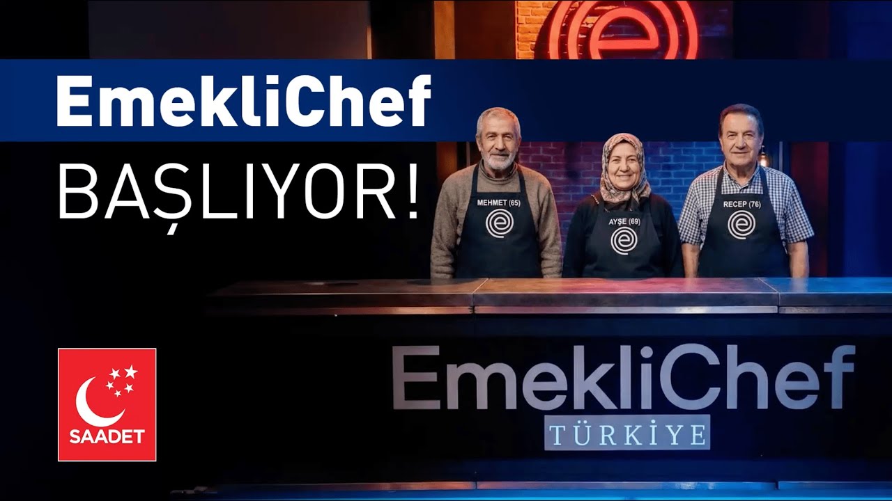 🍽️ Türkiye’nin en gerçekçi "hayatta kalma" yarışması EmekliChef başlıyor! İyi seyirler…