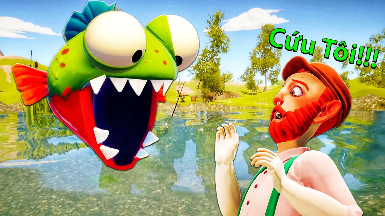 SLENDERMAN LÀ CON CÁ ĂN THỊT PIRANHA(I AM FISH #3) | Thử Thách Mùa Hè