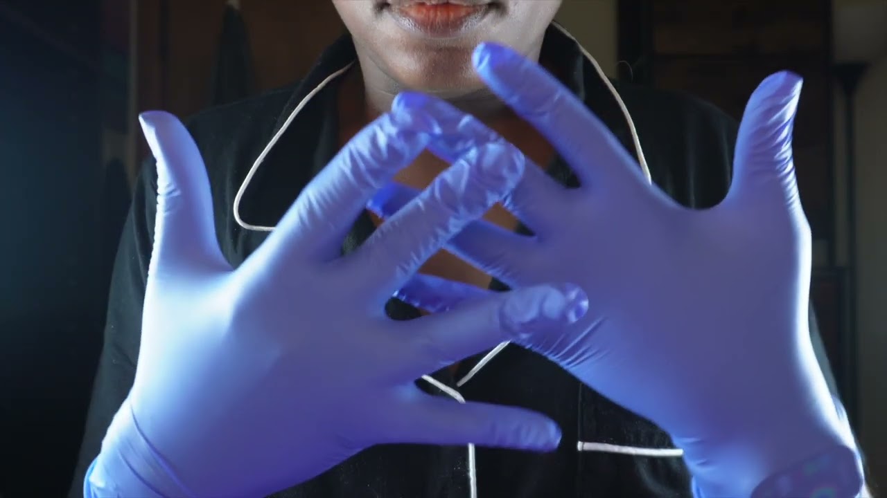 ASMR EAR MASSAGE (LATEX GLOVE SOUNDS ONLY)