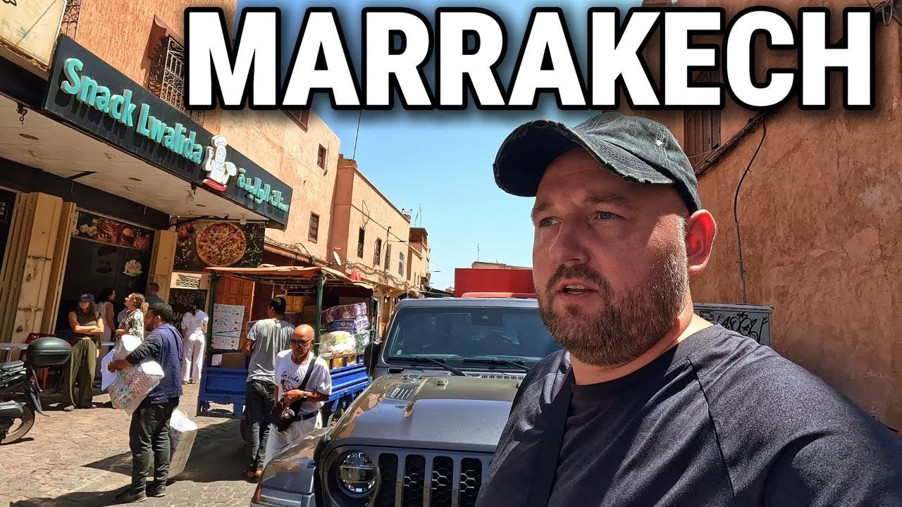 Trying Moroccan Street Food in Marrakech, Morocco 🇲🇦 - CRAZY PLACE !!!
