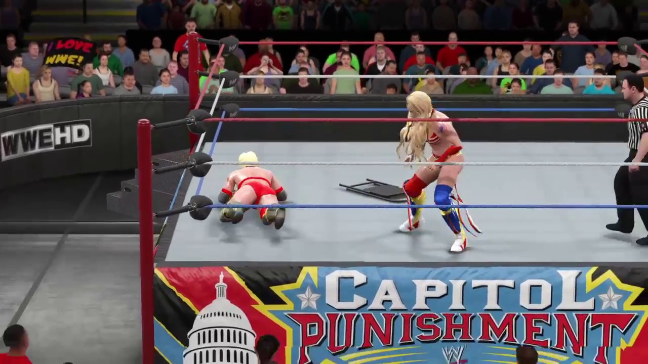 WWE 2K17 Angela Storm vs. Mother Russia - No Holds Barred