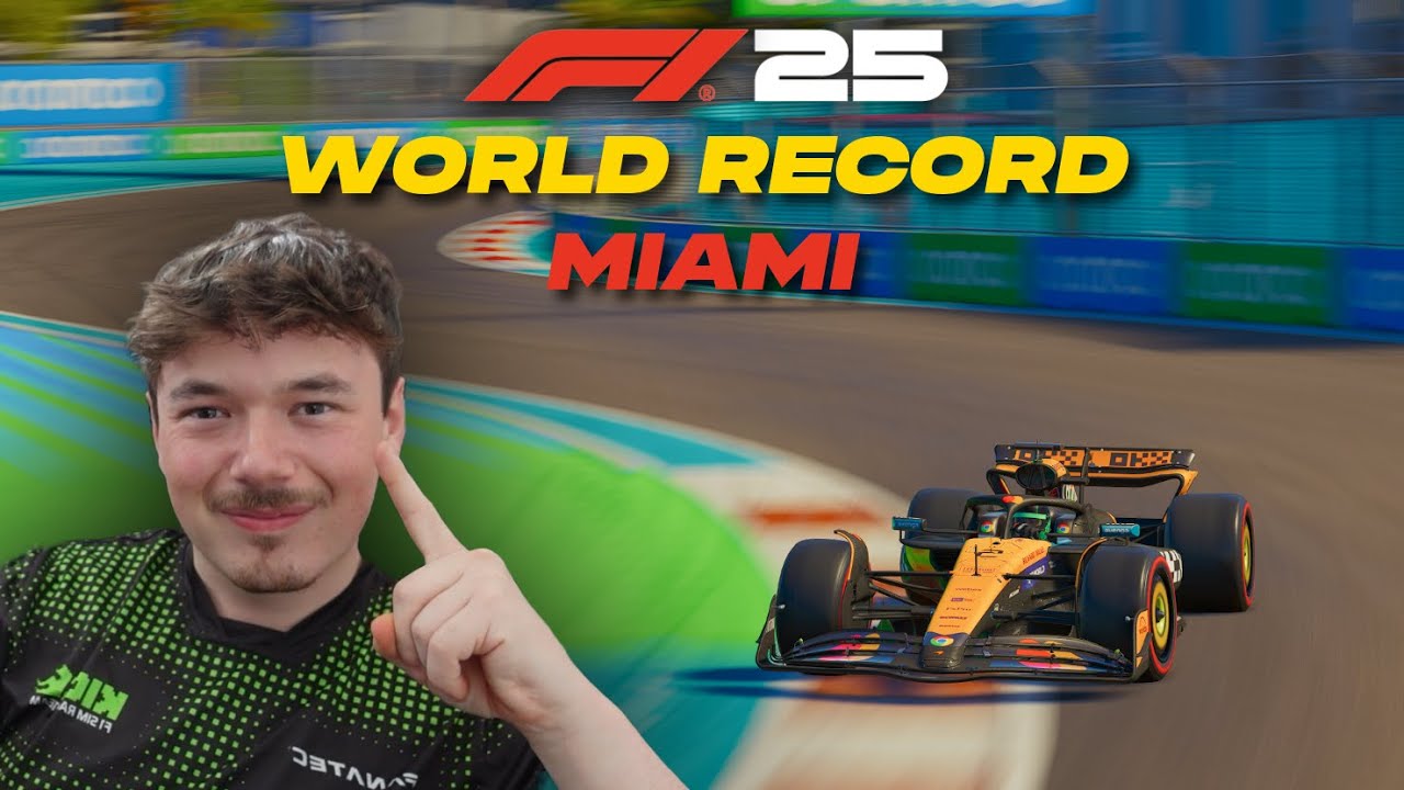 F1 25 Miami World record hotlap + setup