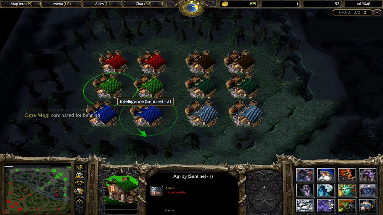 DotA 1 Gameplay (Defense Of The Ancients) Warcraft 3 - Dazzle 