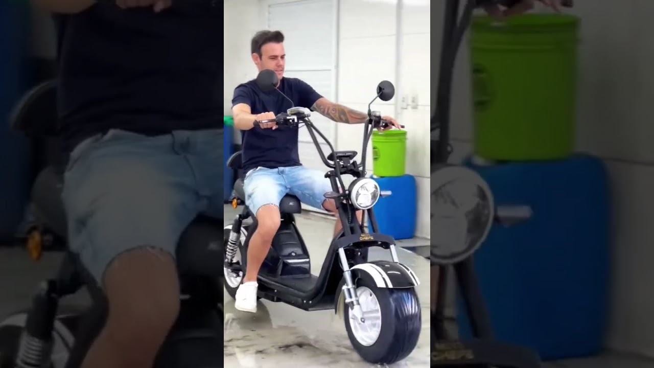 A primeira Scooter Eletrica resistente &agrave; &aacute;gua do Brasil! 🛵💦