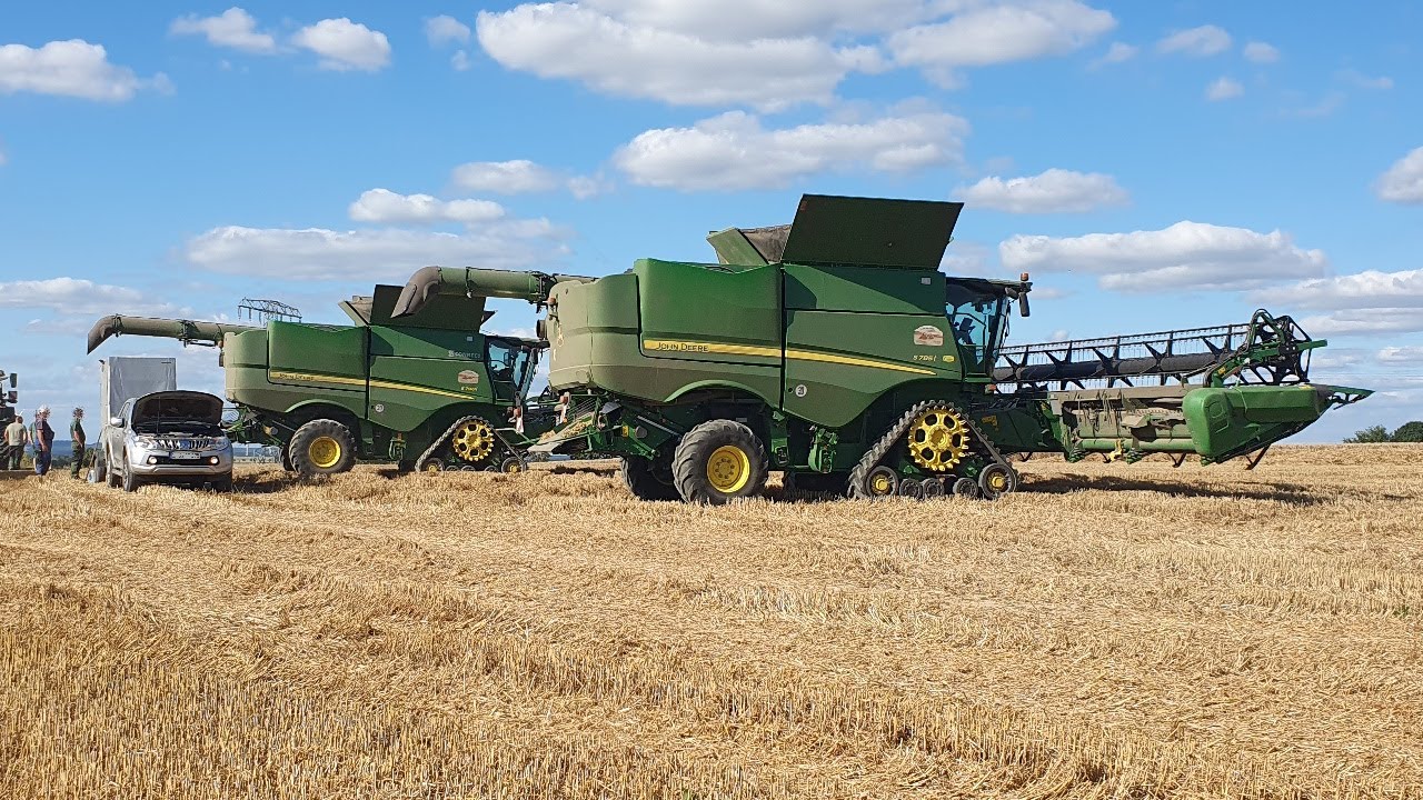 Ernte 2025 - Weizen | 2 John Deere S700 | Uncut, Raw Sound