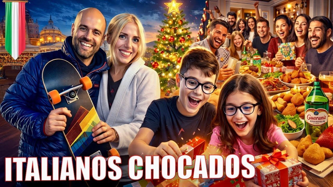 🇮🇹 AMIGO SECRETO EM ROMA: ENSINEI A TRADIÇÃO BRASILEIRA PARA OS ITALIANOS, um natal inesquecível!