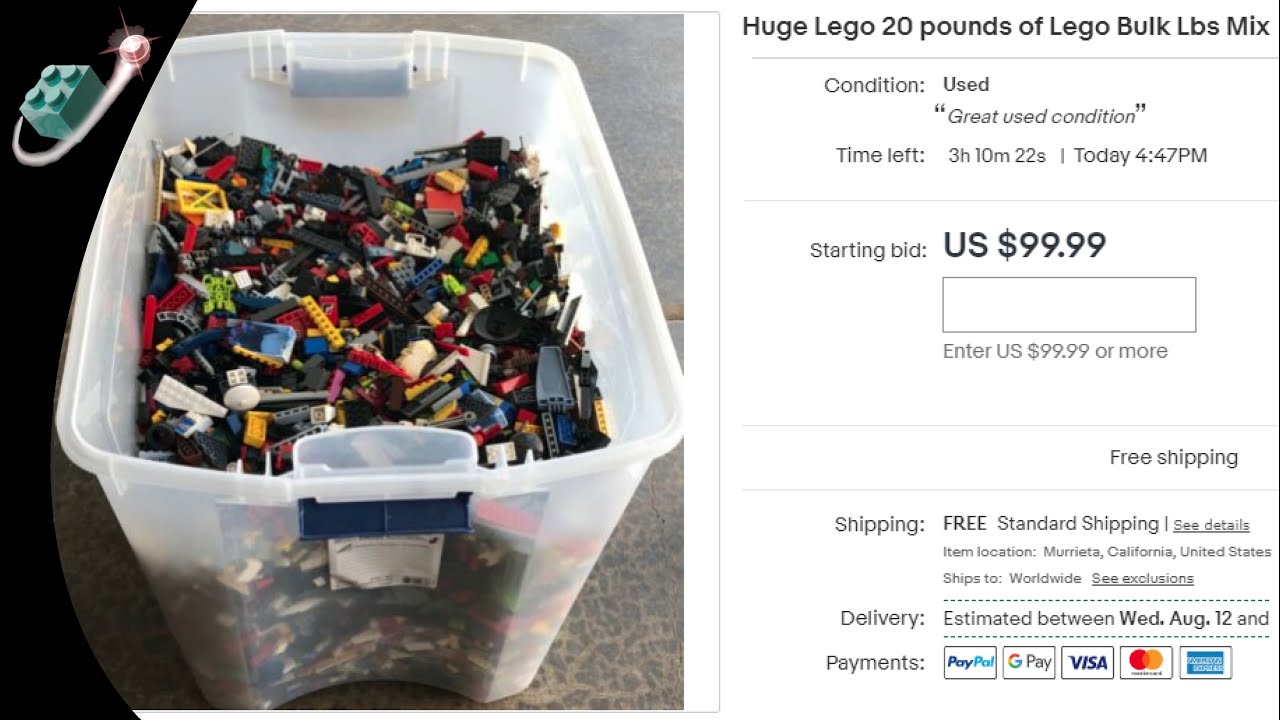 4 Years of Experience Buying LEGO on eBay (unscripted browsing)
