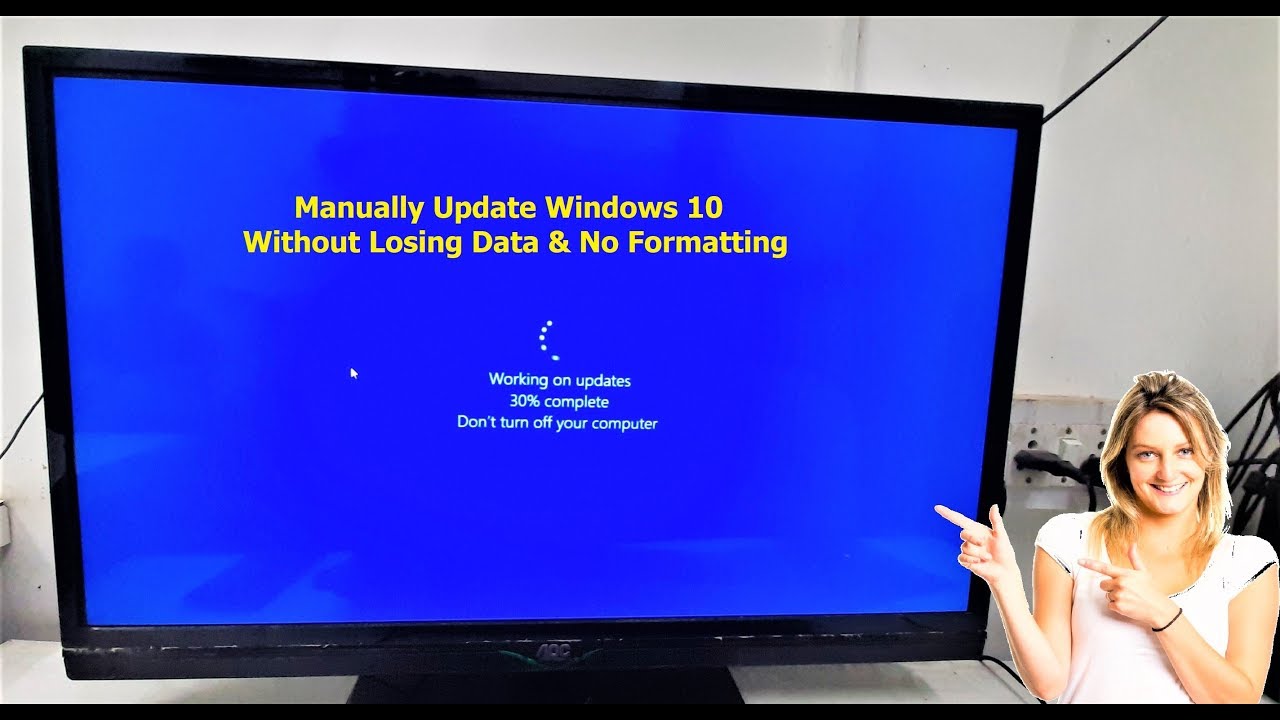 Manually Download Windows 10 Update Without Losing Data-No Formatting