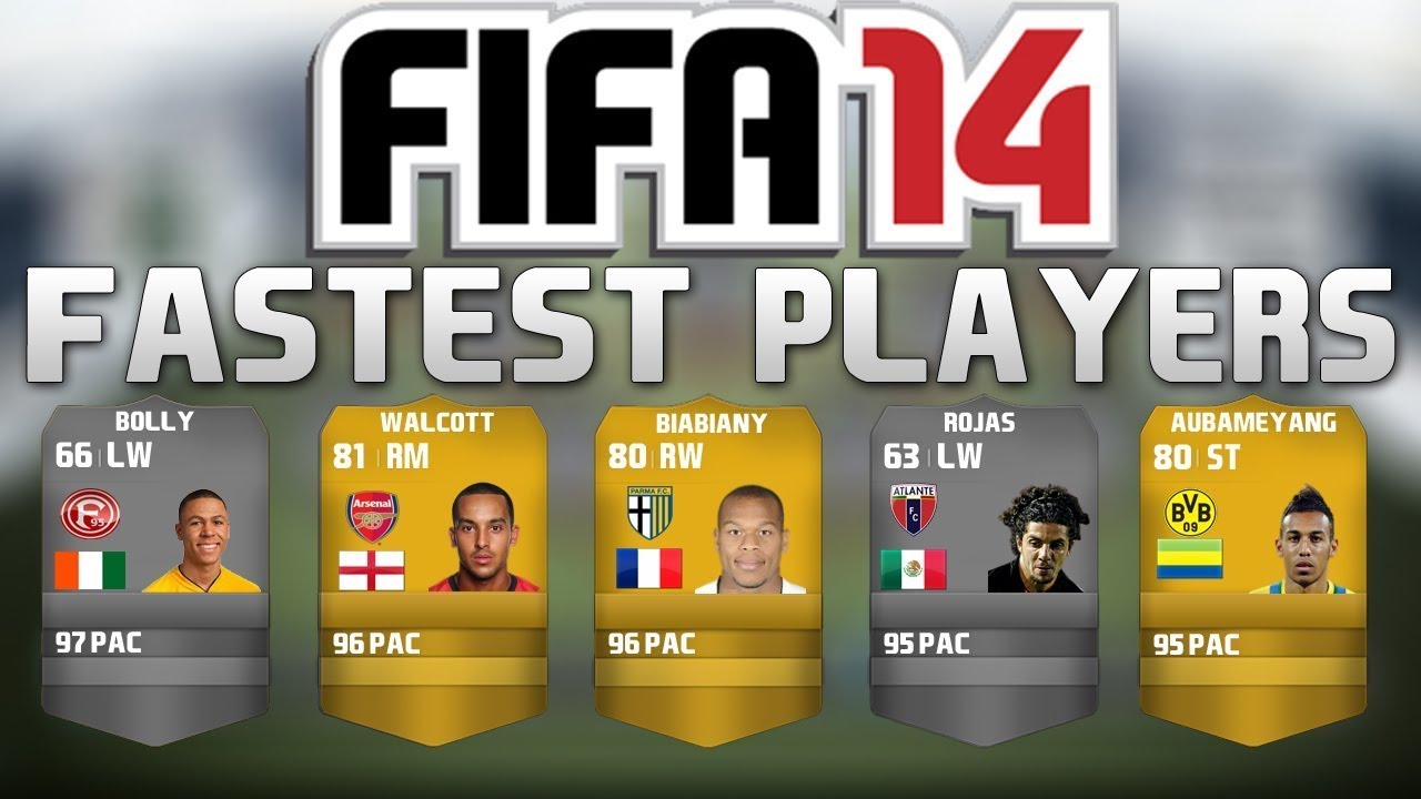 FIFA 14 Fastest Players [LIST]
