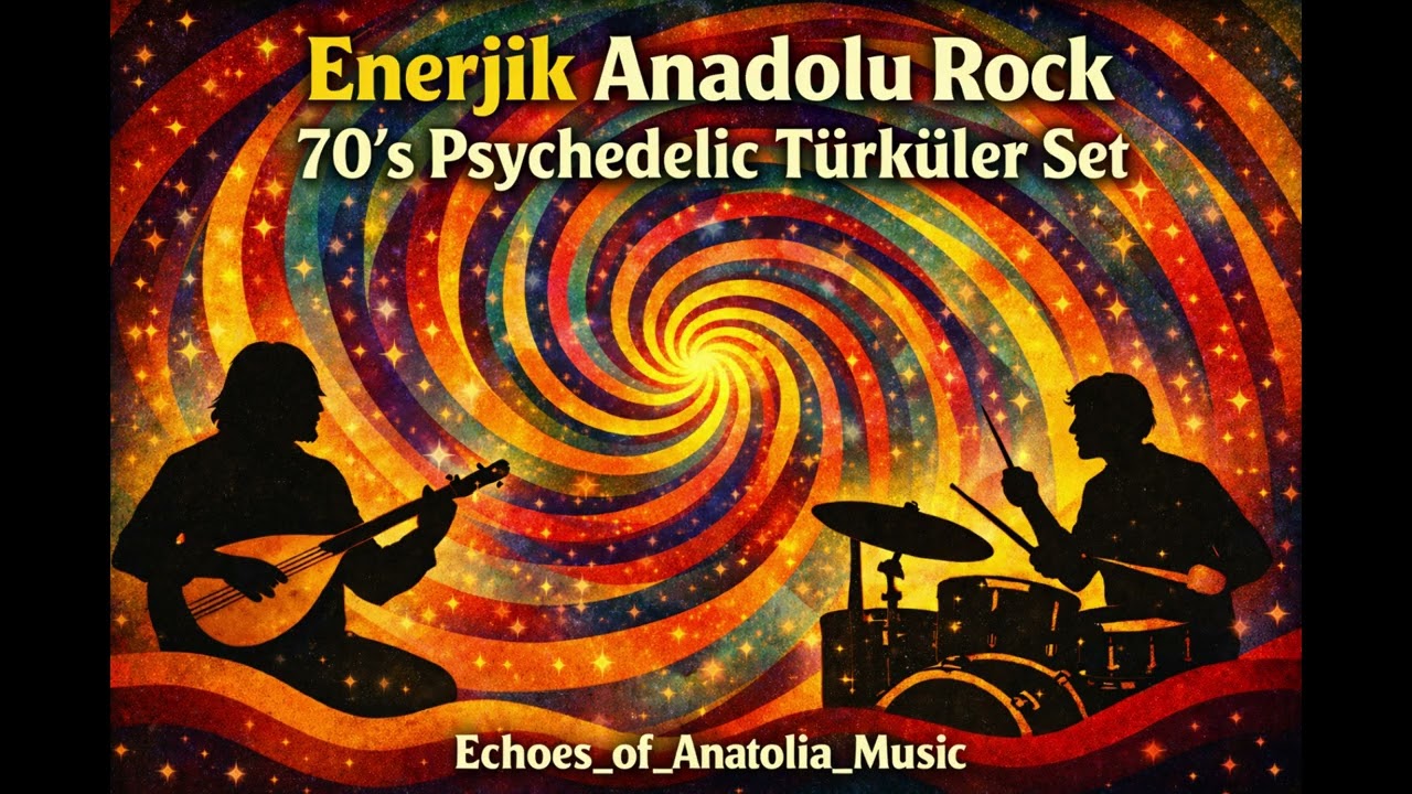 Enerjik Anadolu Rock | 70’s Psychedelic Türküler Set – Echoes_of_Anatolia_Music