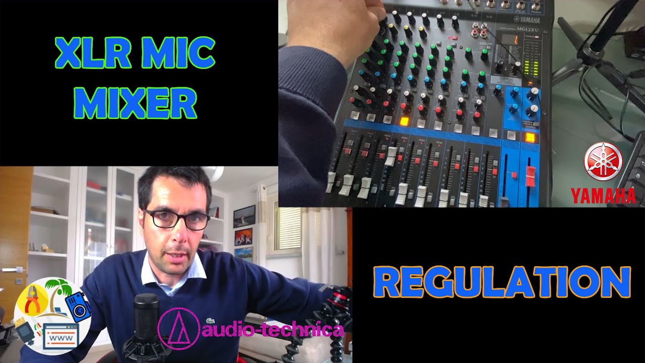 Regolare il VOLUME MICROFONO in un MIXER